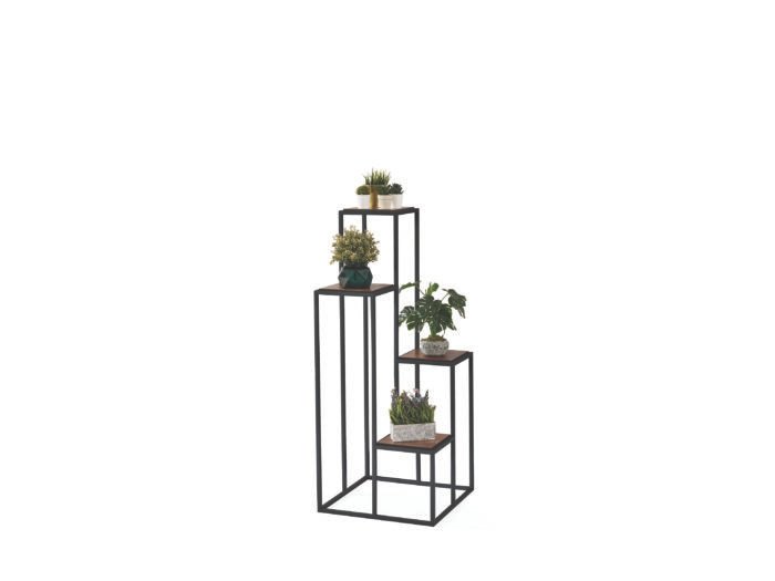 Kademeli Metal Saksılık